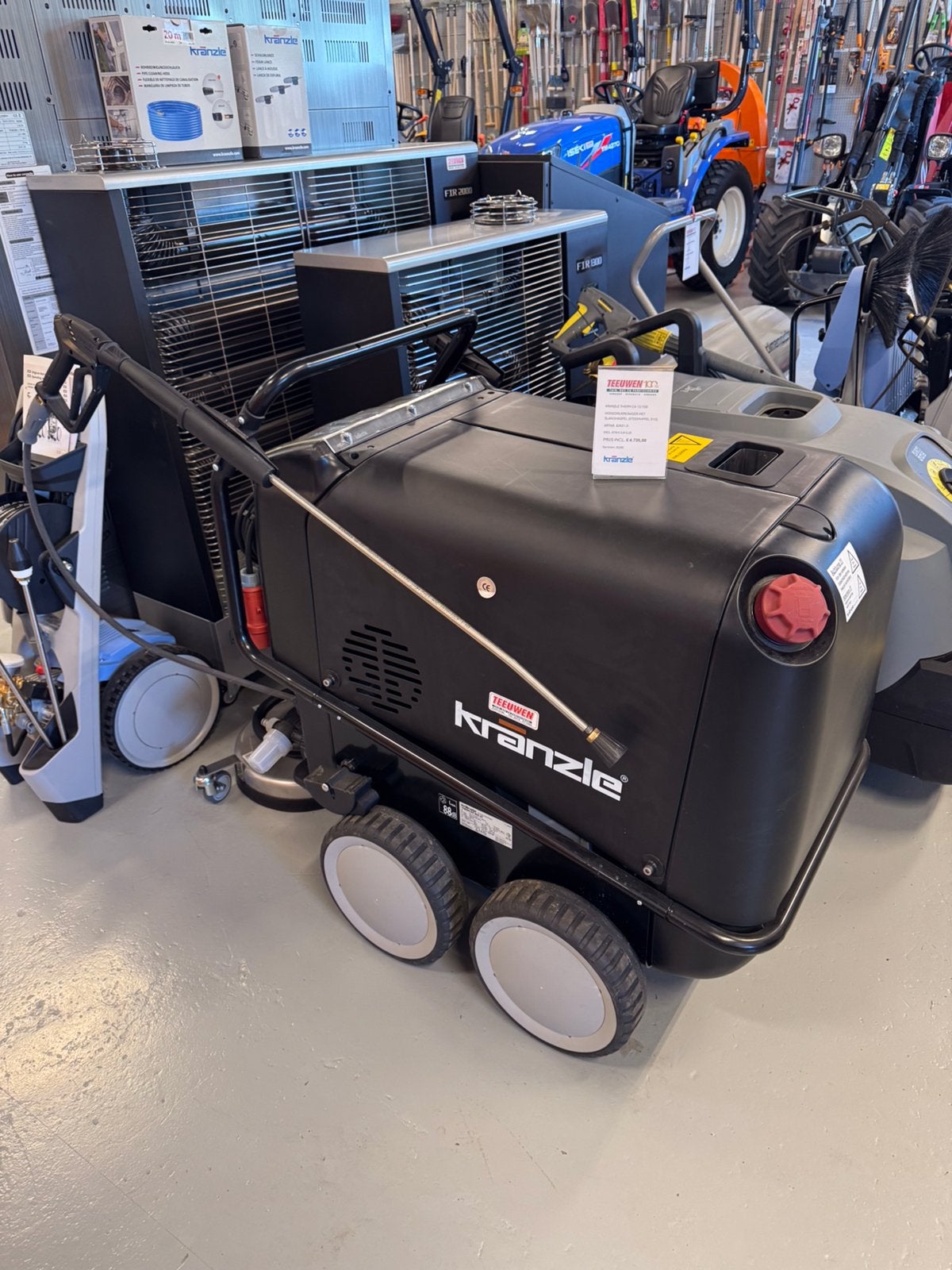 Kranzle Therm RP 900 hogedrukreiniger diesel stoomcleaner, Tuin en Terras, Met regelbare waterdruk, Mertstraat 5 Zuilichem, Kranzle