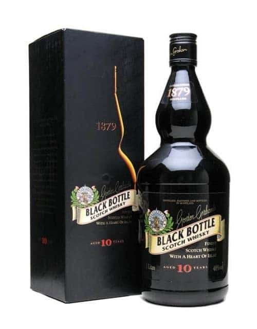 Black Bottle 10 years Islay whisky (folder 2003), Ophalen of Verzenden, Zo goed als nieuw, Overige typen