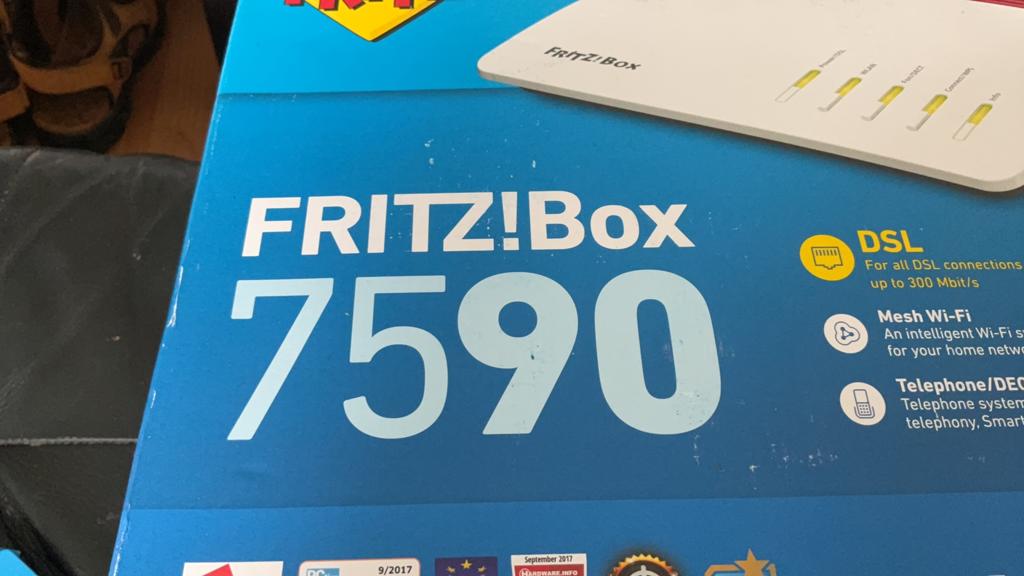 Fritzbox router, Computers en Software, Routers en Modems, Ophalen, Zo goed als nieuw