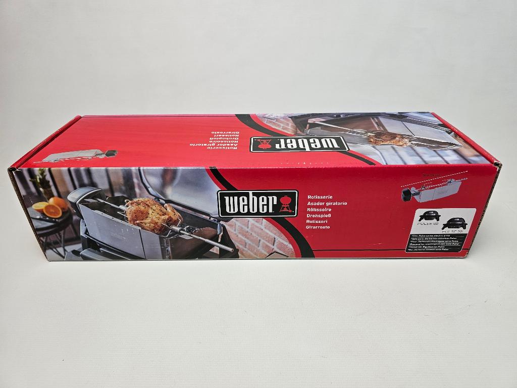 # Weber braadspit voor pulse 1000 / 2000 braad spit 7660, Ophalen, Zo goed als nieuw, Weber