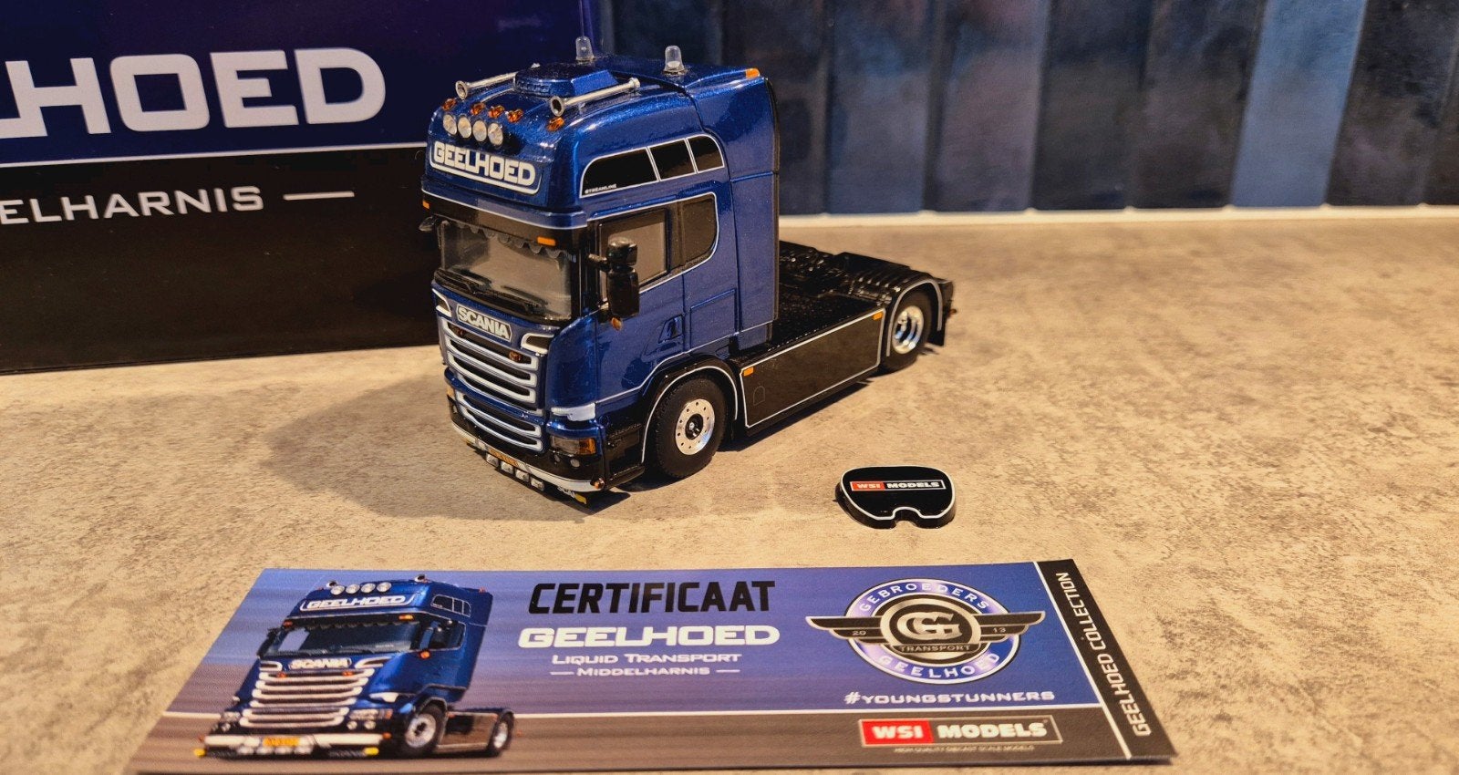 WSI GEELHOED Scania Streamline 4x2, Ophalen of Verzenden, Nieuw, Bus of Vrachtwagen, Wsi