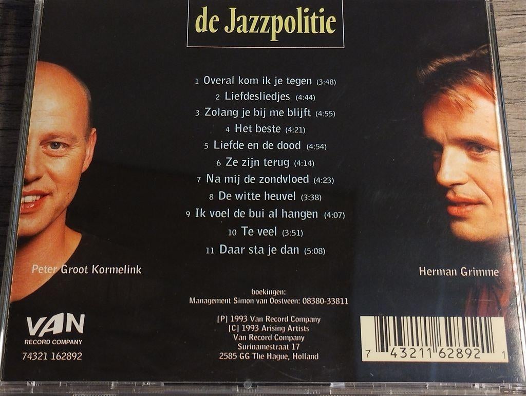 De Jazzpolitie - De Jazzpolitie, Ophalen of Verzenden, Zo goed als nieuw, Levenslied of Smartlap