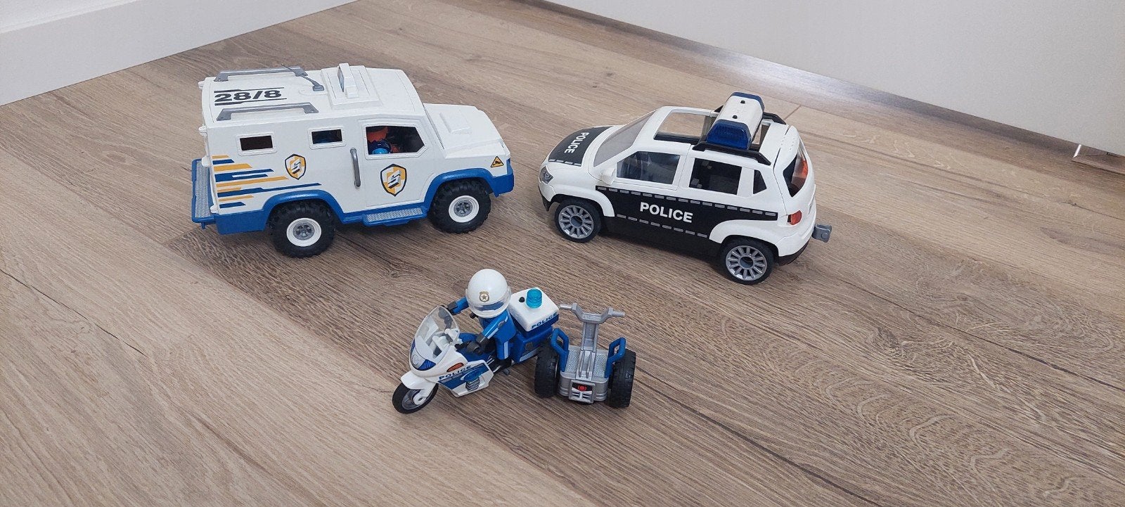 Playmobil politievoertuigen, Ophalen of Verzenden, Zo goed als nieuw