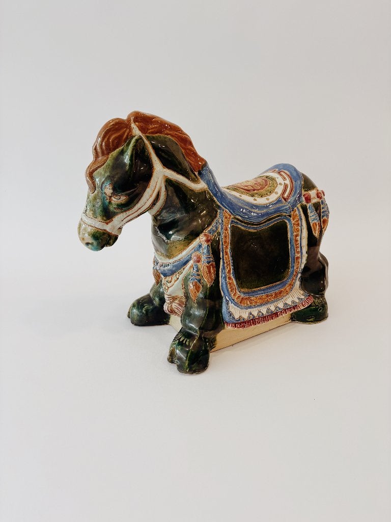 VINTAGE KERAMIEKEN BEELD | PAARD, Ophalen