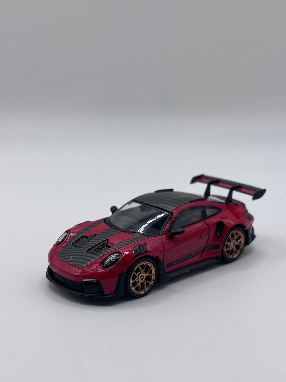 Mini GT - Porsche 911 (992) GT3 RS Weissach Package red, Www.rubensmodelautos.nl, Auto, Nieuw, Ophalen of Verzenden