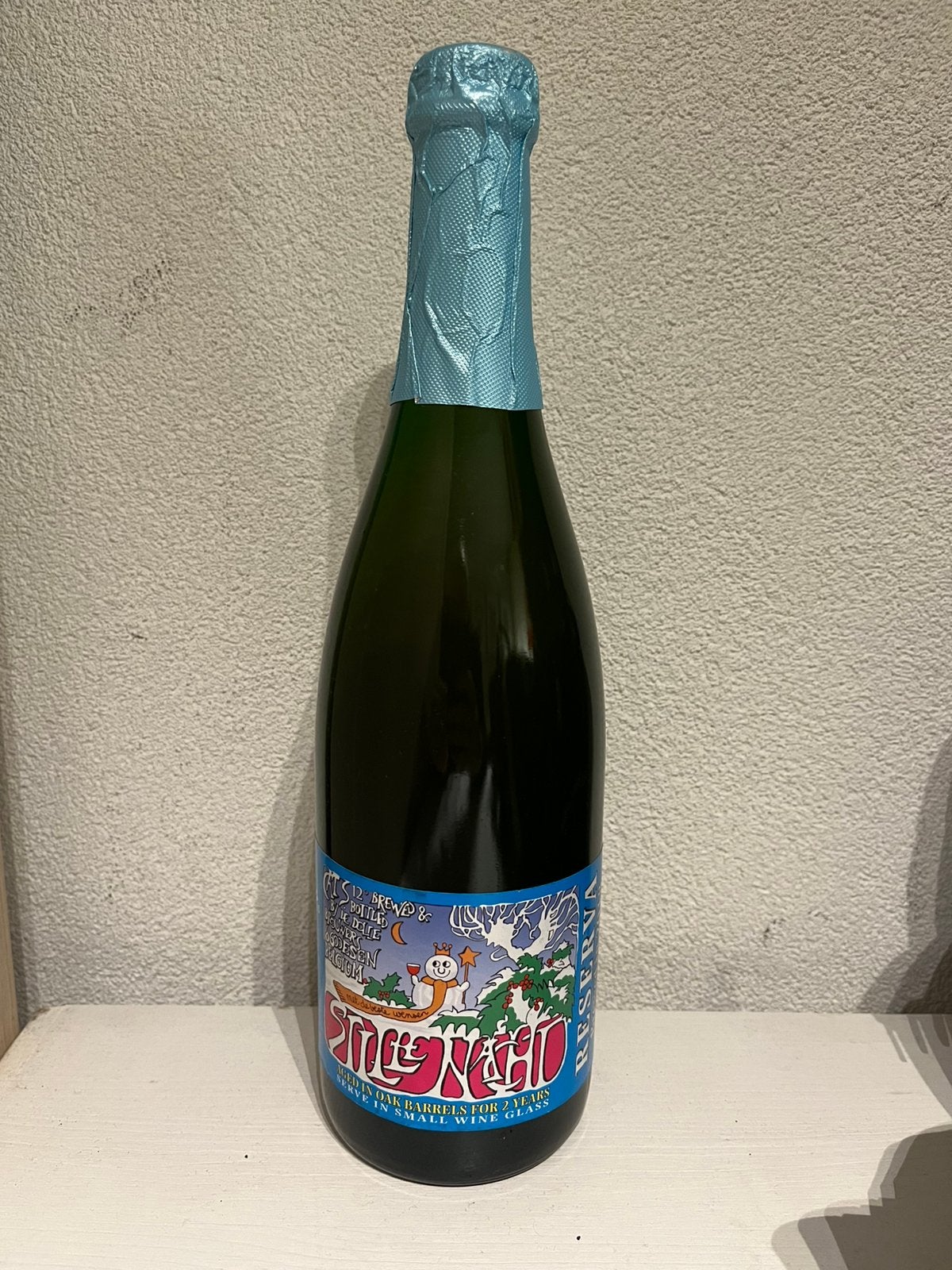 Dolle Brouwers - Oerbier Stille Nacht reserva 2018 vat 40, Ophalen of Verzenden, Nieuw, Flesje(s), Overige merken