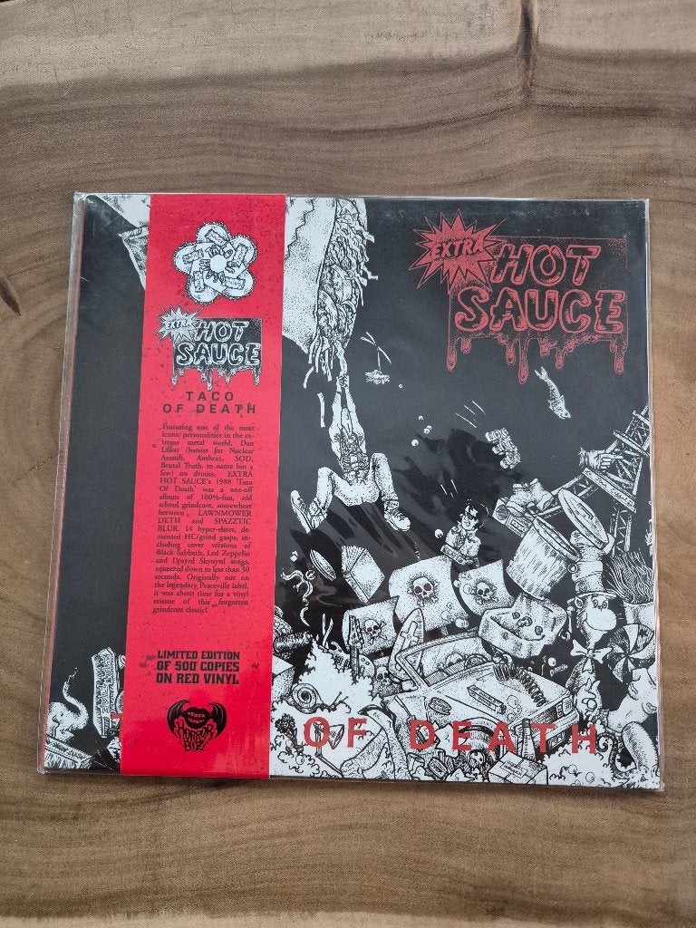 Extra Hot Sauce - Taco of Death - Vinyl, Ophalen of Verzenden, Nieuw in verpakking, 12 inch, Poprock