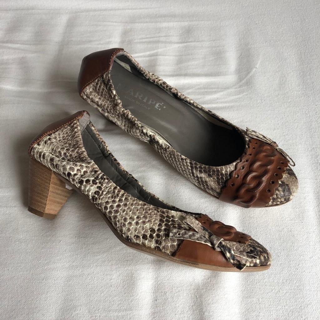 Maripé hakken maat 37, Schoenen met lage hakken, Zwart, Ophalen of Verzenden, Zo goed als nieuw