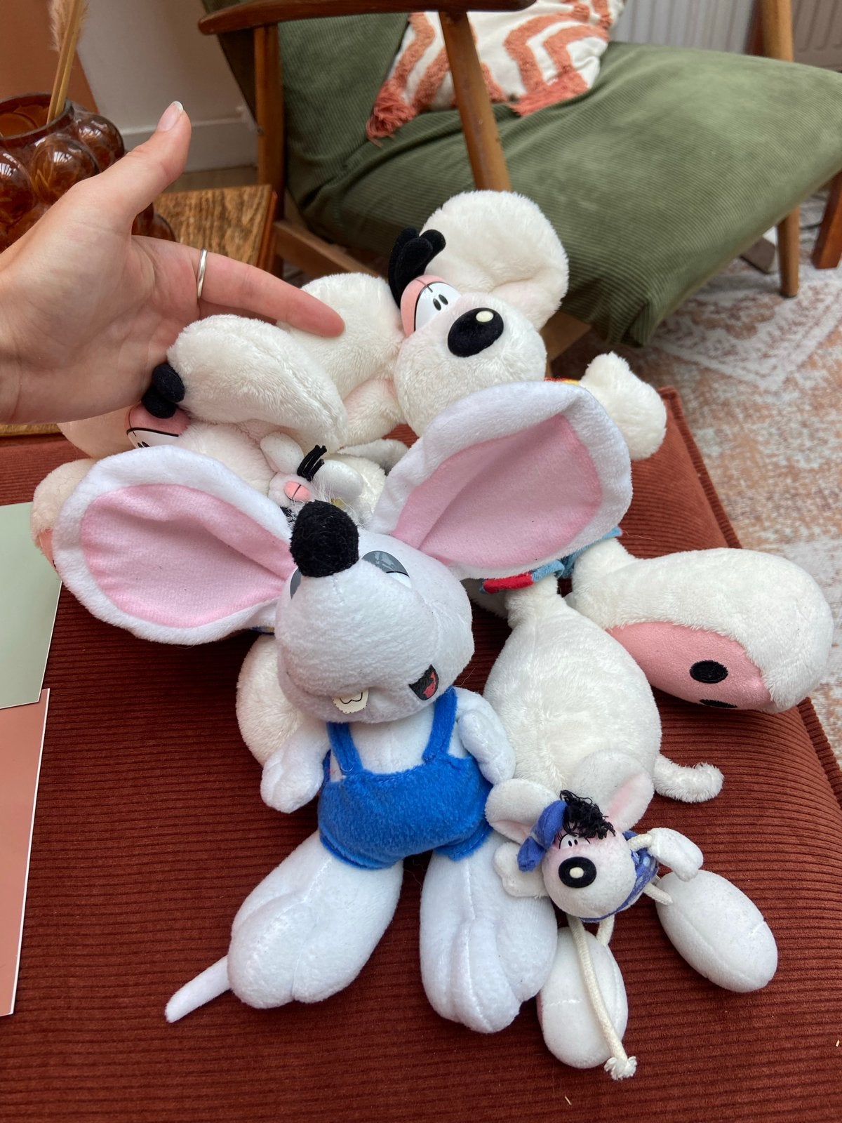 Leuke diddle knuffelmuizen - ook apart verkrijgbaar, Muis, Gebruikt, Overige merken, Middelgroot (20 tot 80 cm)