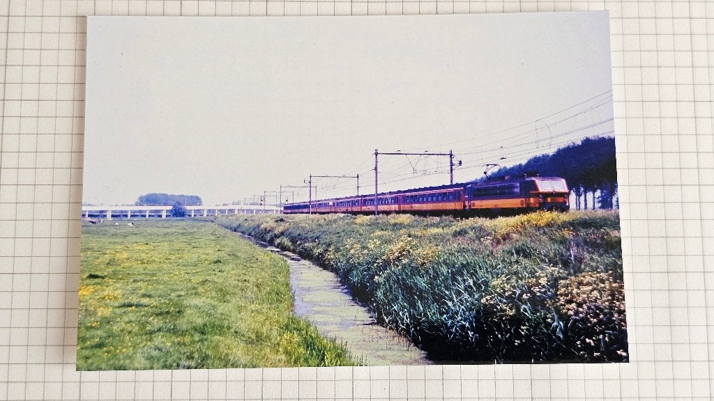Foto TREIN NS Nederlandse Spoorwegen BeNeLux Loc, Verzenden, Gebruikt, Trein, Overige typen