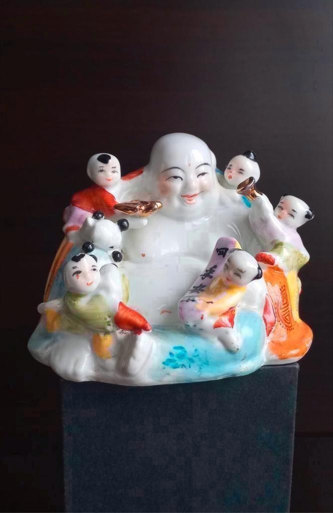 Uongfi Boeddha Delicaat Chinees porselein Kleurrijke Nr.1, Antiek en Kunst, Antiek | Porselein, Ophalen of Verzenden