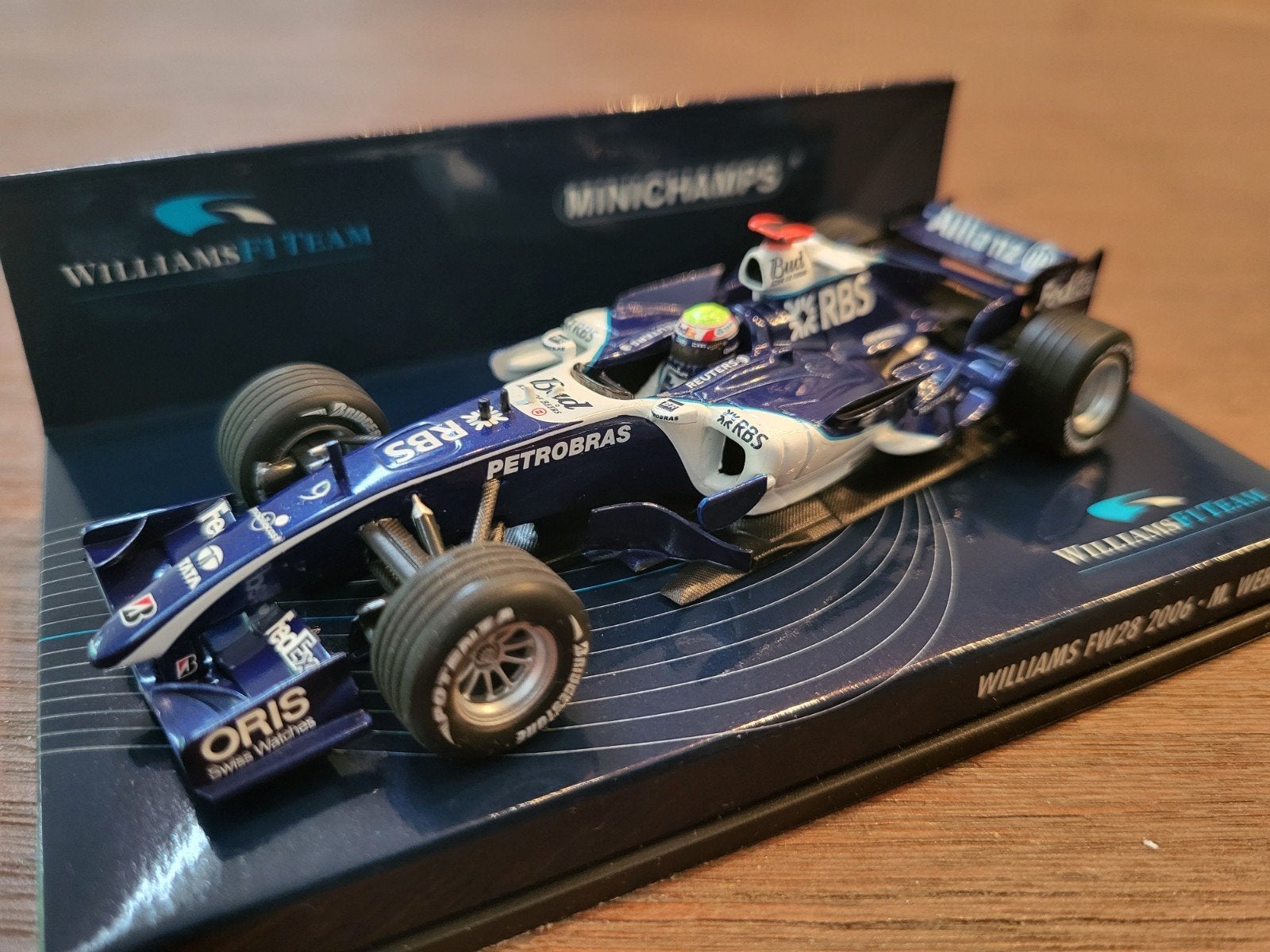 Williams FW28, Minichamps,  Mark Webber, Ophalen of Verzenden, Nieuw, Auto, MiniChamps