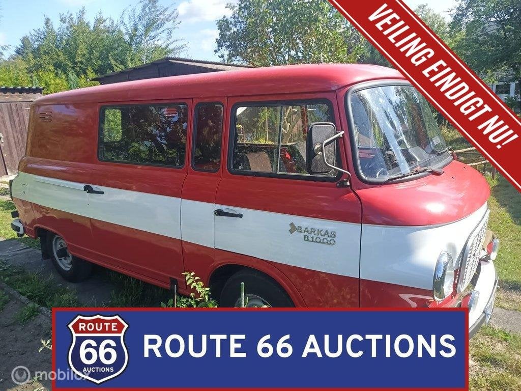 Barkas B 1000 | 1988 | Route 66 Auctions, Overige merken, Overige carrosserieën, Zwart, Bedrijf