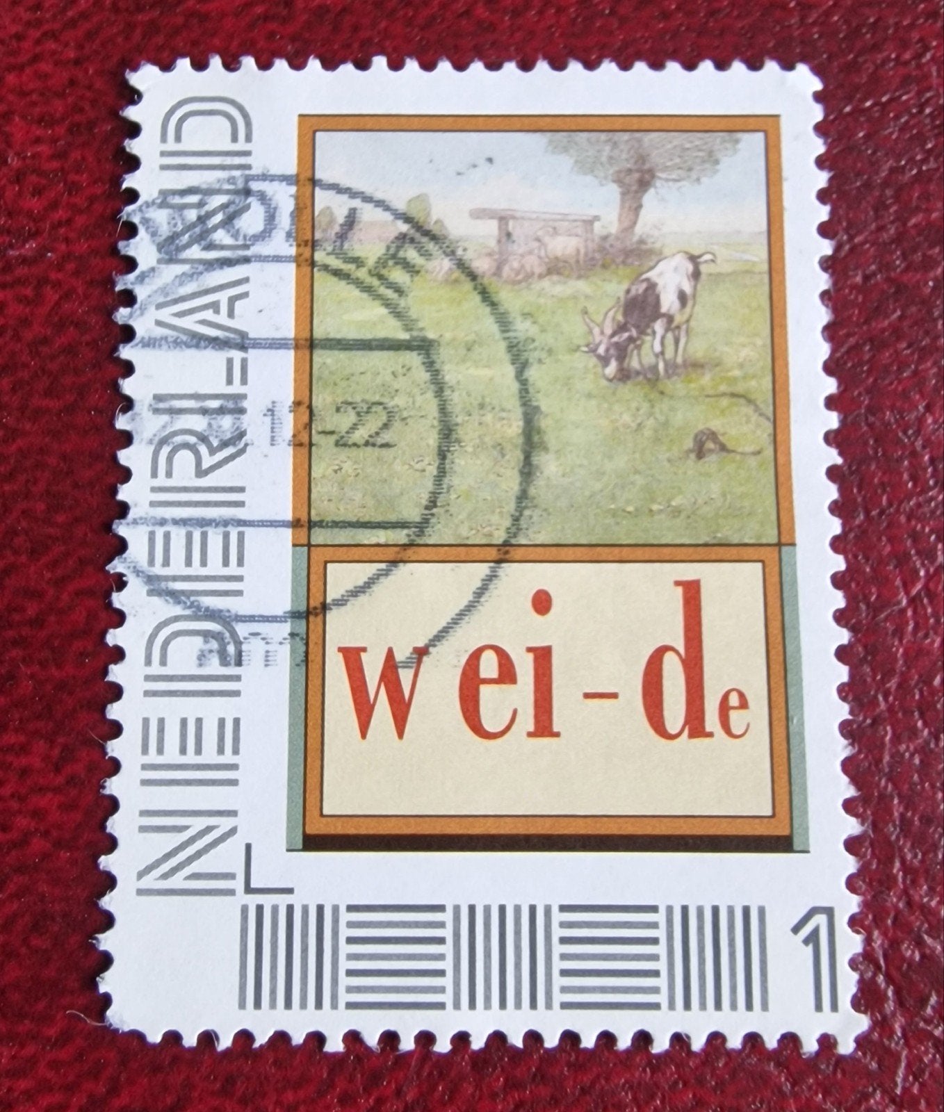 kv626 persoonlijke postzegel - wei-de, Verzenden, Na 1940, Gestempeld