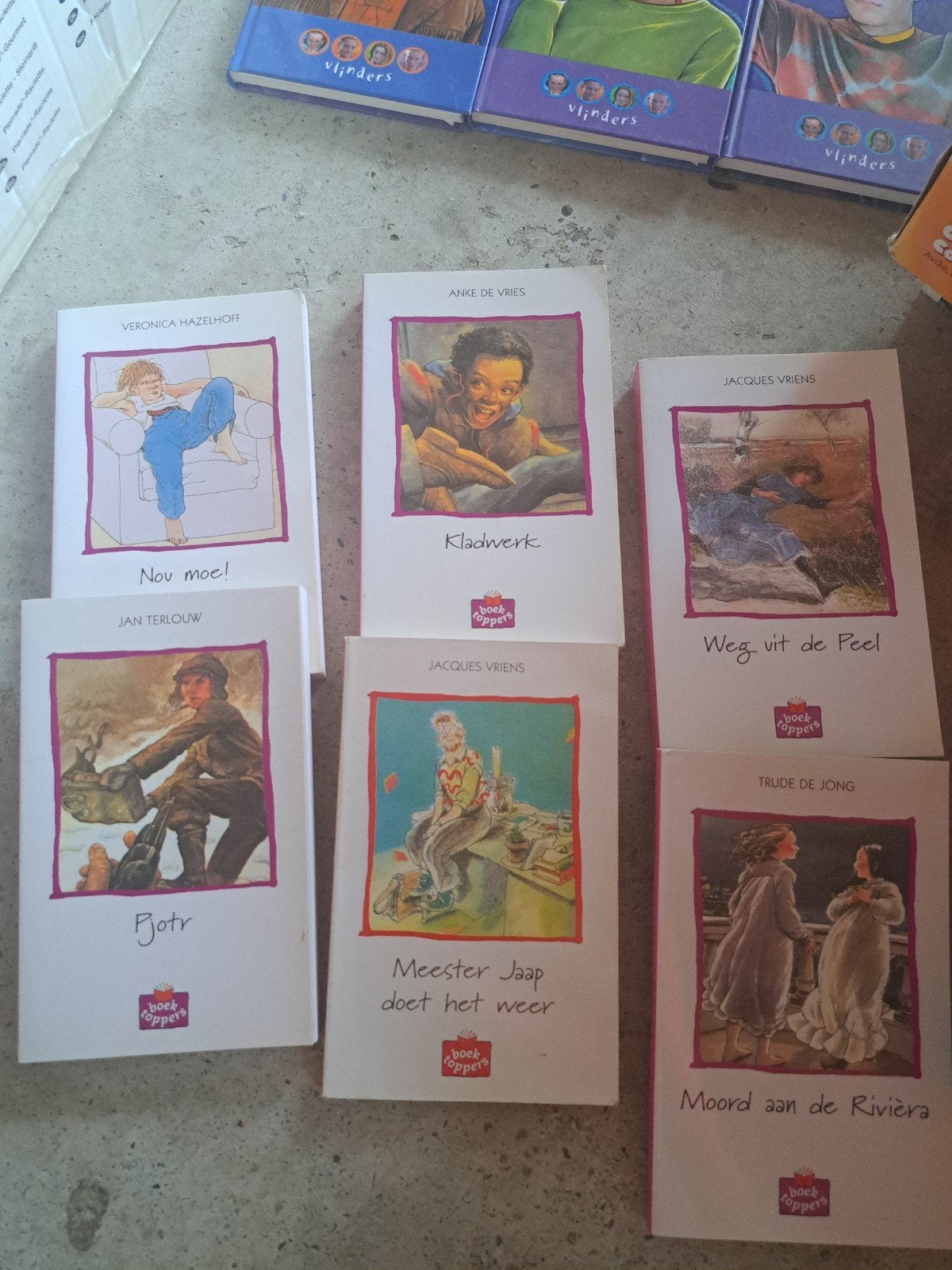 Boektoppers Boeken - Diverse Titels (6 stuks), Gelezen, Fictie algemeen, Ophalen of Verzenden, Jan Terlouw, Jacques Vriens, Trude de Jong