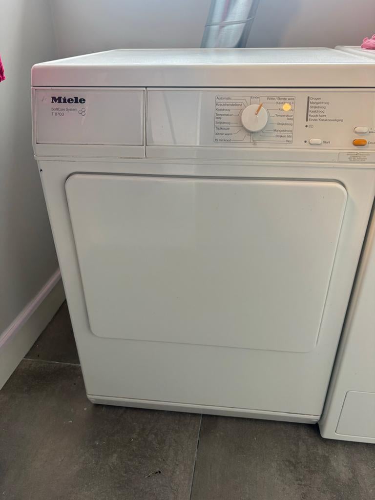 Miele Luchtdroger, Witgoed en Apparatuur, Wasdrogers, 6 tot 8 kg, Gebruikt, Luchtafvoer, Ophalen of Verzenden