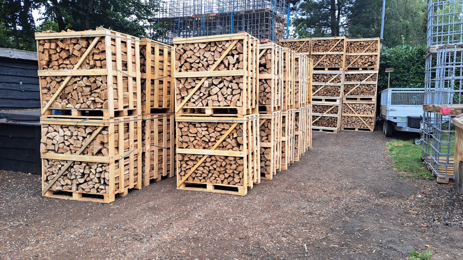 droog eiken haardhout, Minder dan 3 m³, Ophalen