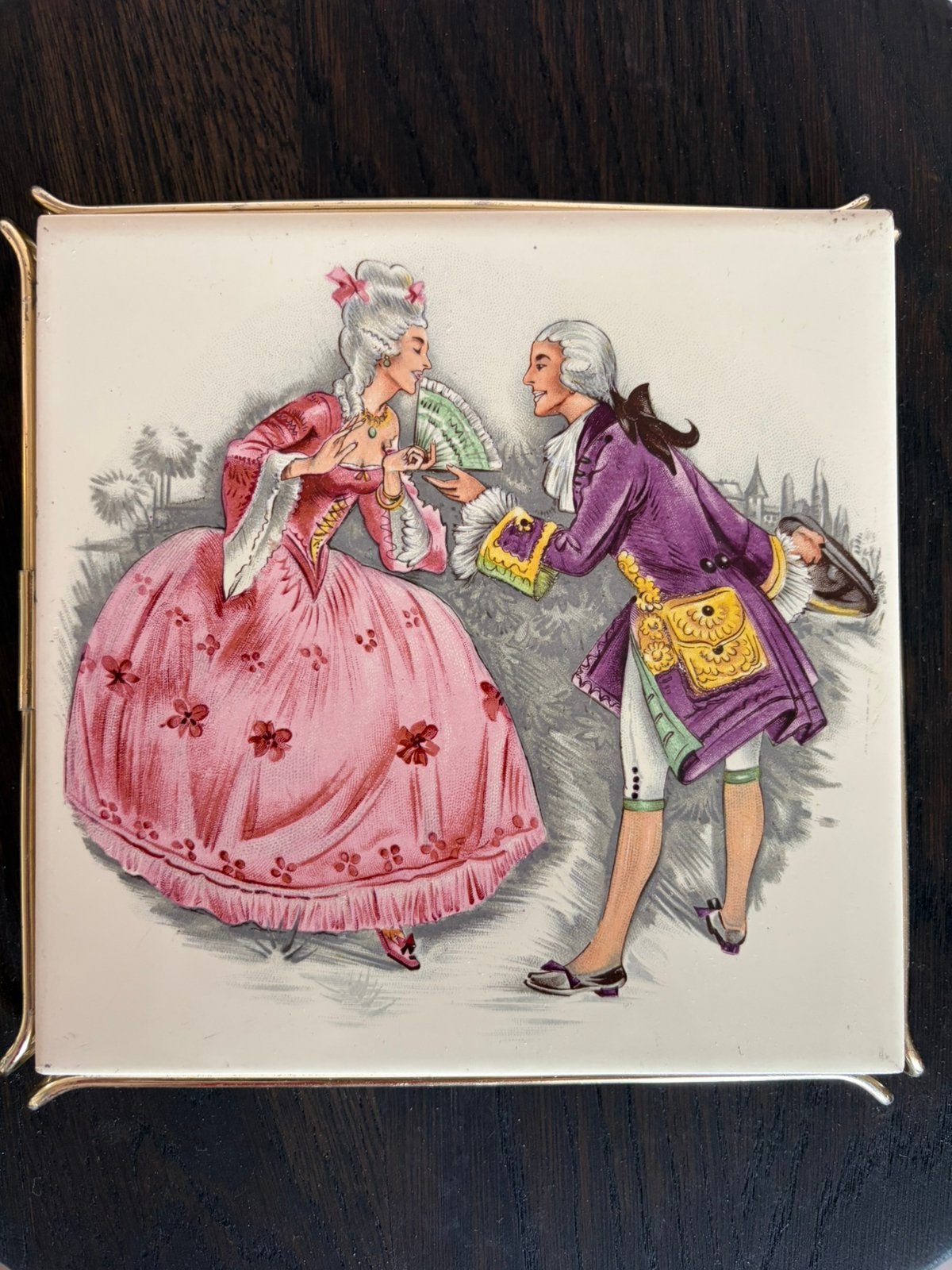 Vintage keramische tegel pannenonderzetter Villeroy & Boch, Ophalen of Verzenden
