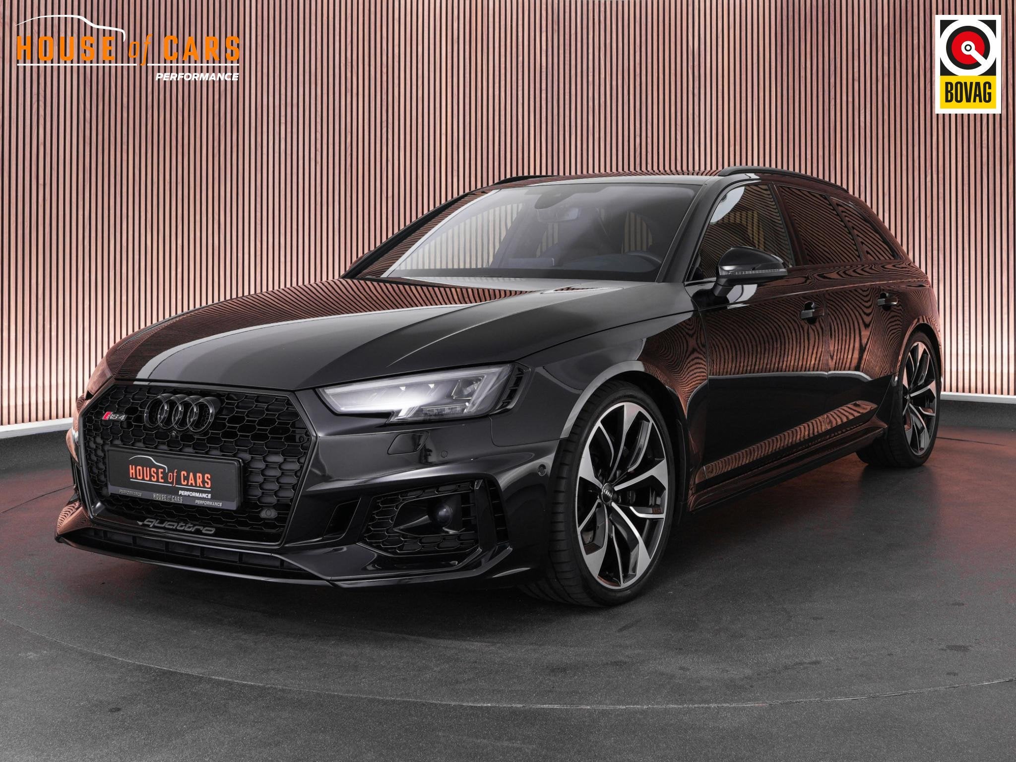 Audi RS4 Avant 2.9 450pk TFSI Quattro Pro Line Plus |RS-seat, Automaat, 1730 kg, Gebruikt, Zwart