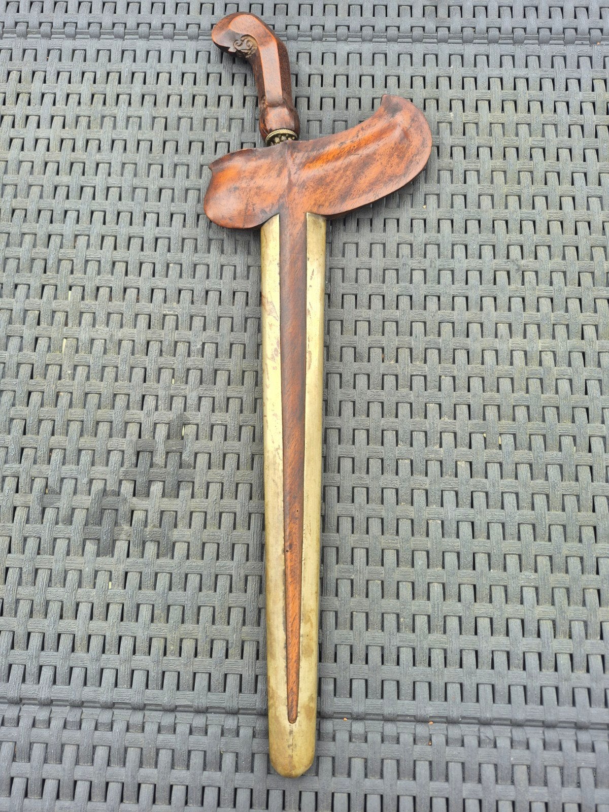 Antieke Indonesische Kris, Hout, Ophalen of Verzenden, Handgemaakt, Indonesië