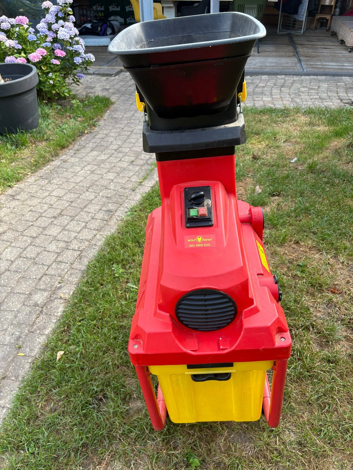 Wolf-Garten SDL 2800 EVO Hakselaar - Elektrisch, Tuin en Terras, Hakselaars, Ophalen, Gebruikt, Elektrisch, Met opvangbak