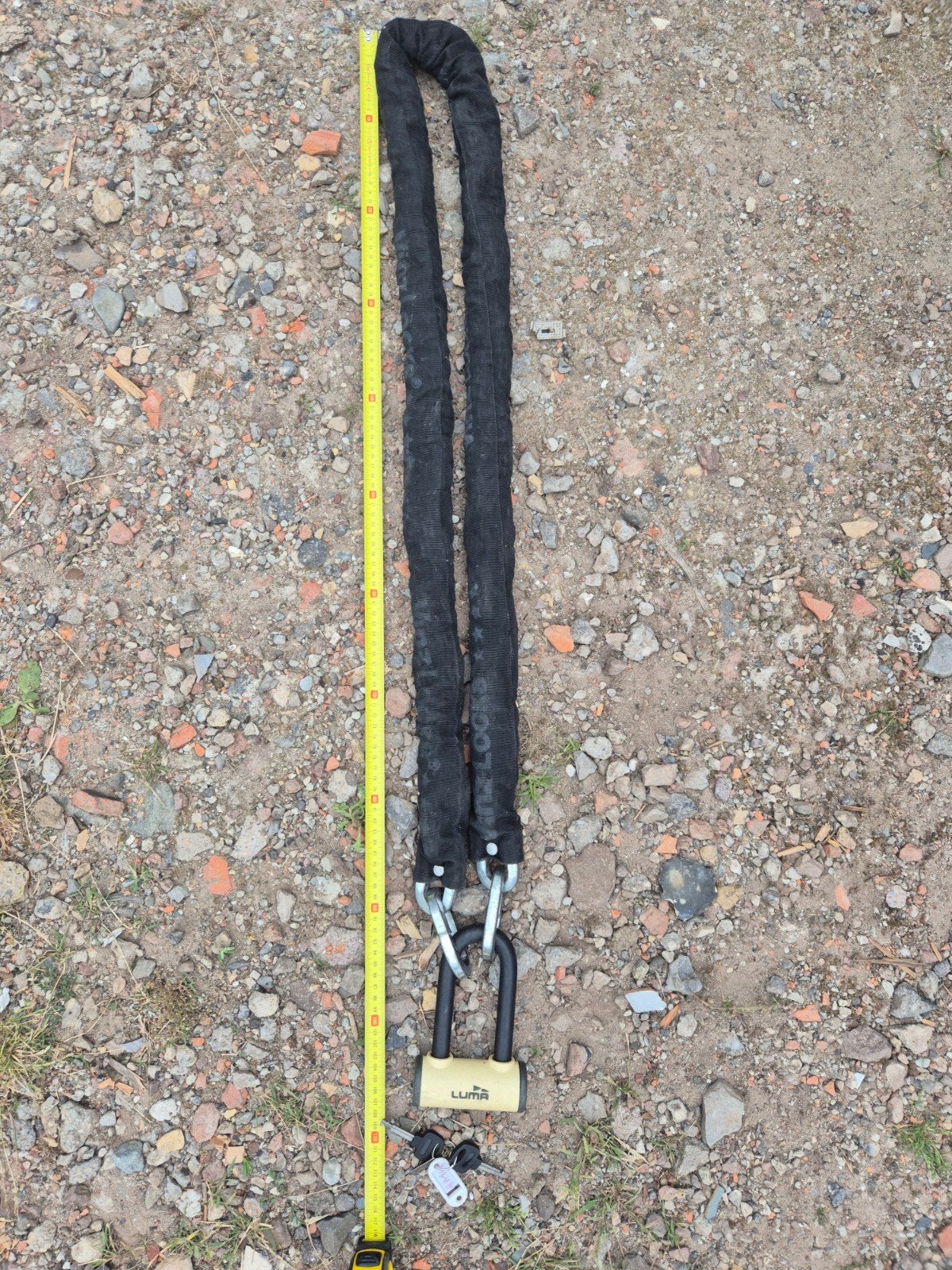 Luma 2 meter slot, Ophalen, Kettingslot