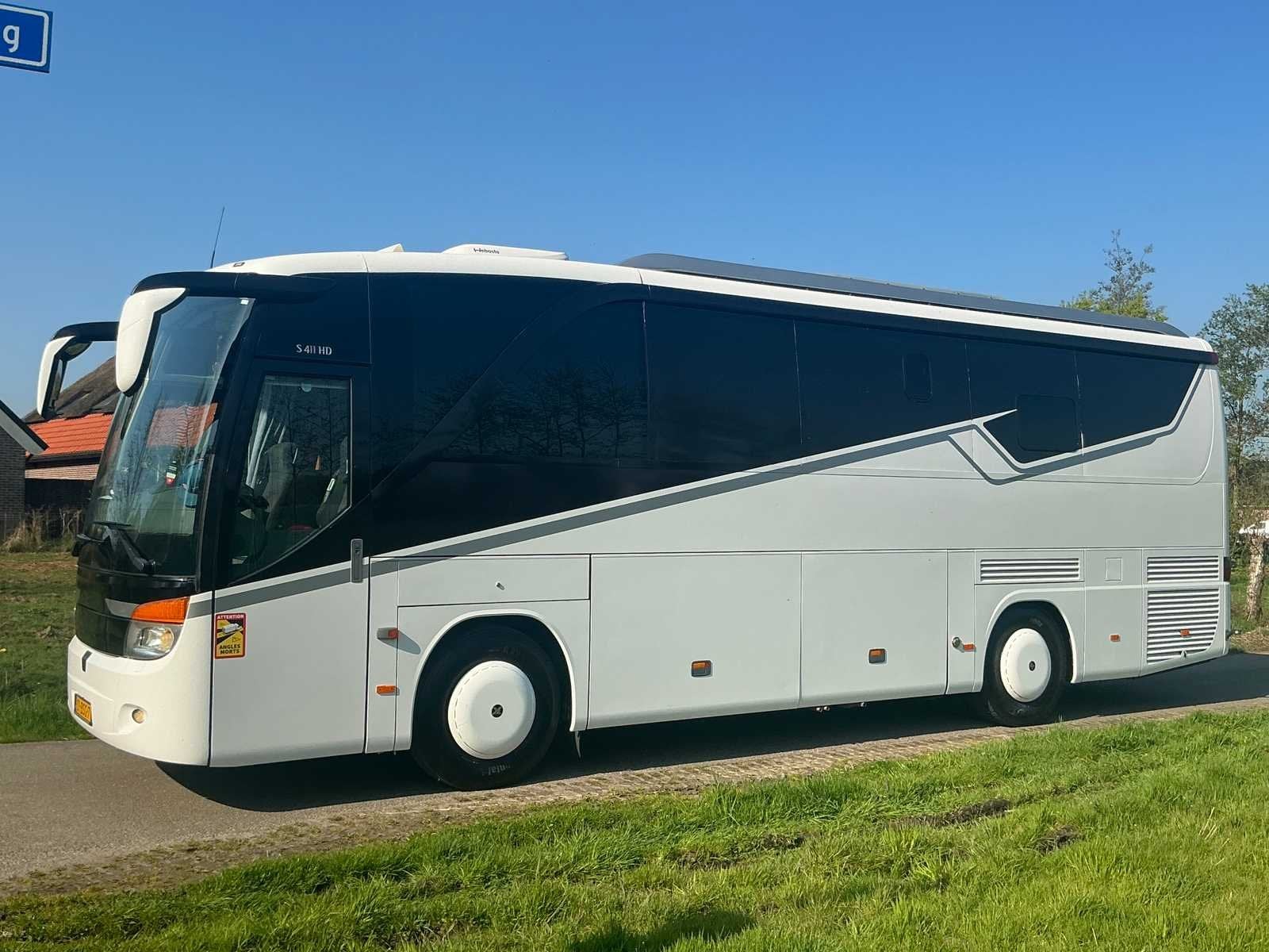 2010 Setra S 411 HD Touringcar 2021 ombouw Camper Motorhome, Auto's, Euro 5, Bedrijf, Diesel, Setra