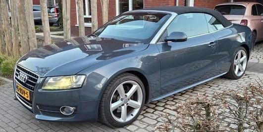 Audi A5 Cabrio S-tronic Quatro 2.0 Tfsi 181pk 2010, Zwart, 4 cilinders, 4 stoelen, Vierwielaandrijving