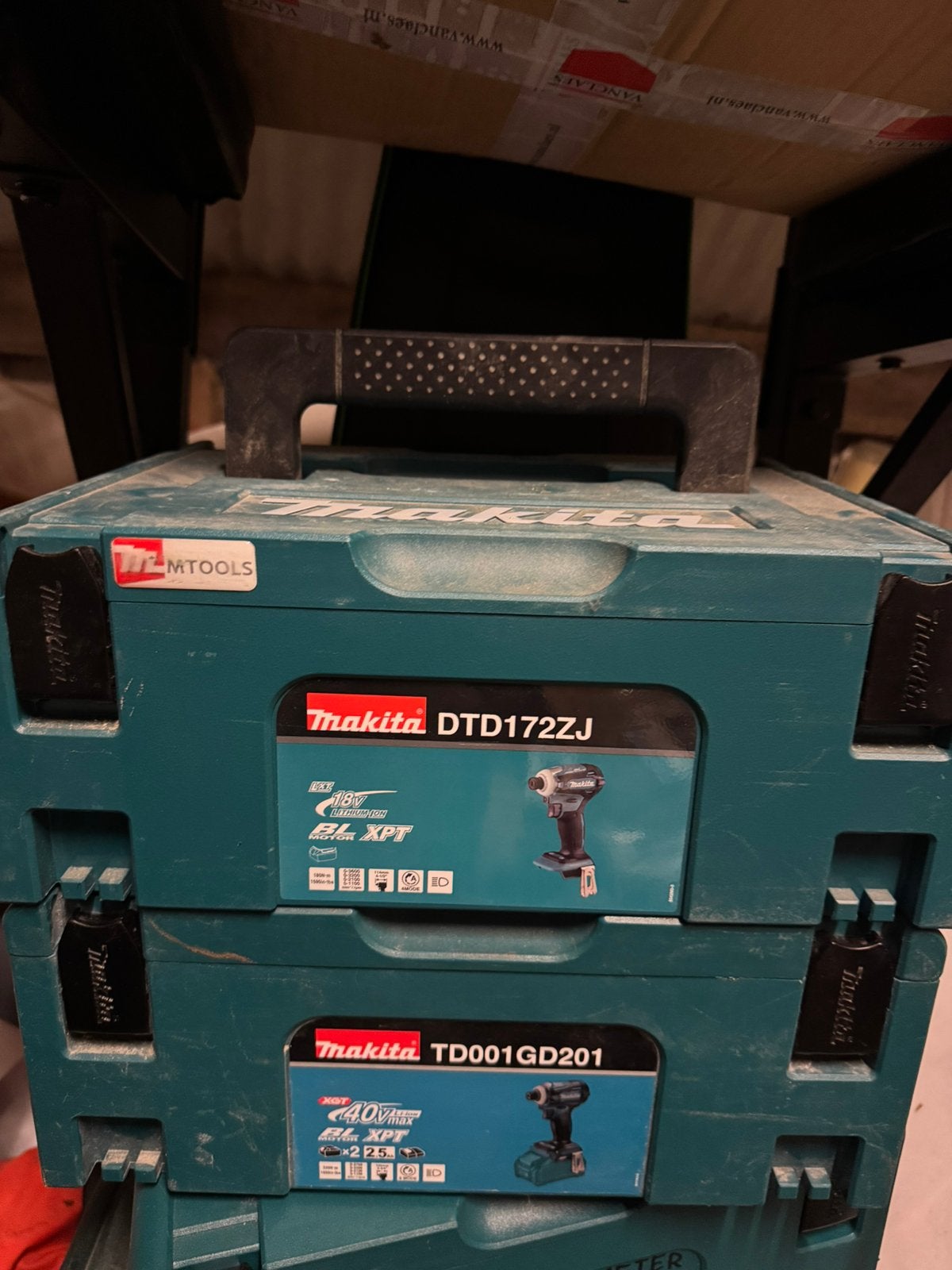 M boxen makita diverse ook dewalt koffers, Ophalen of Verzenden, Zo goed als nieuw