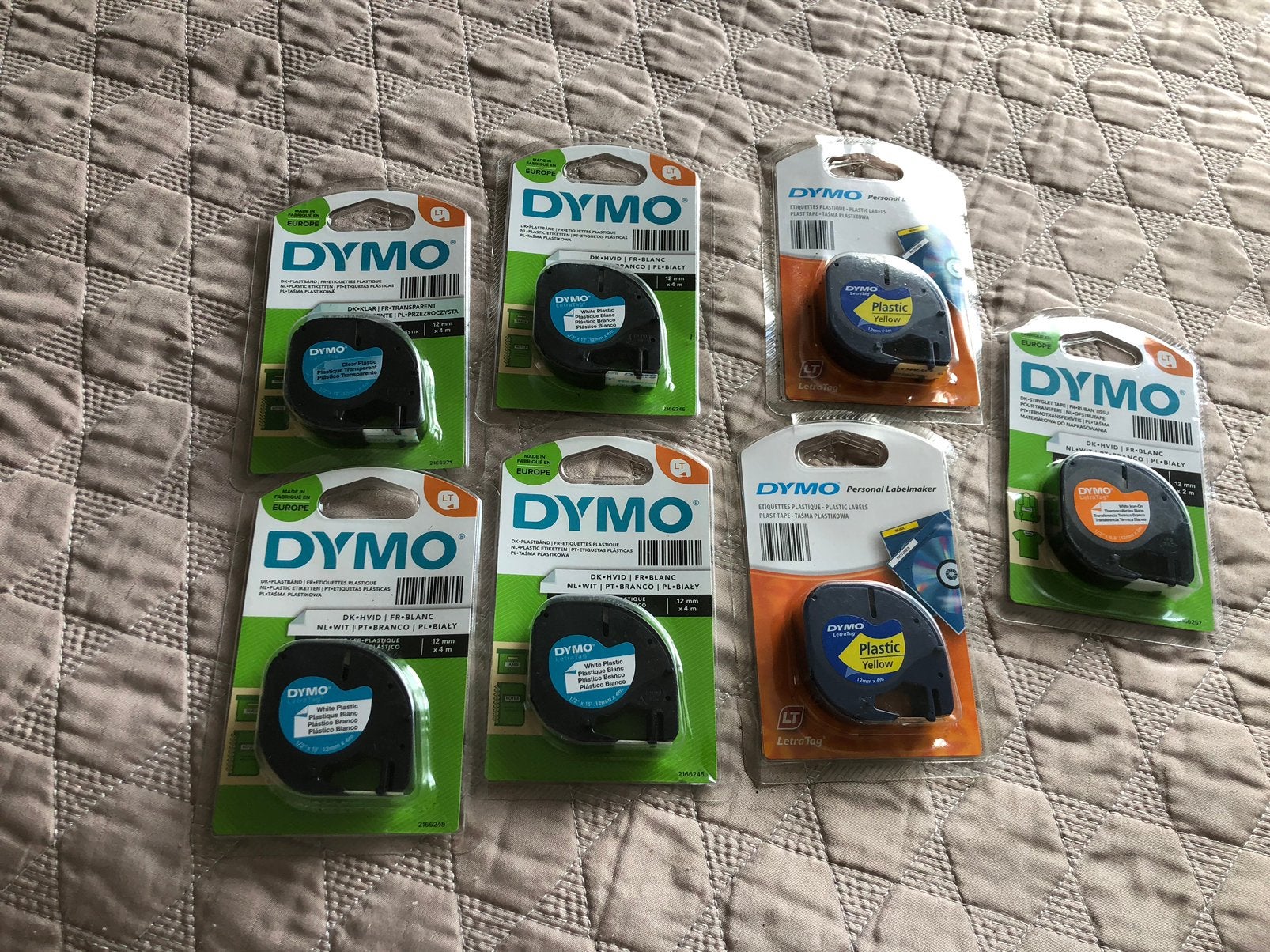 Dymco Labelmaker Vulling 7 Stuks, Computers en Software, Labelprinters, Ophalen of Verzenden, Nieuw, Tape-label