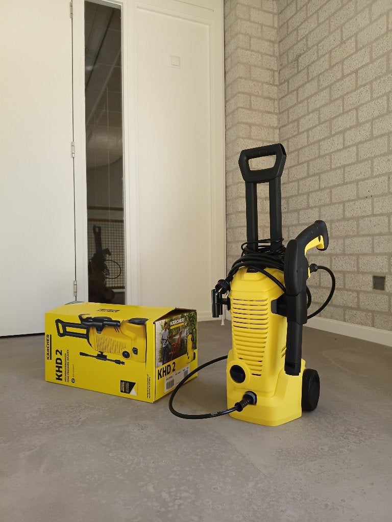 Kärcher KHD 2 hogedrukreiniger compleet met doos, Tuin en Terras, Ophalen, Zo goed als nieuw, Elektrisch, Karcher terras reiniger