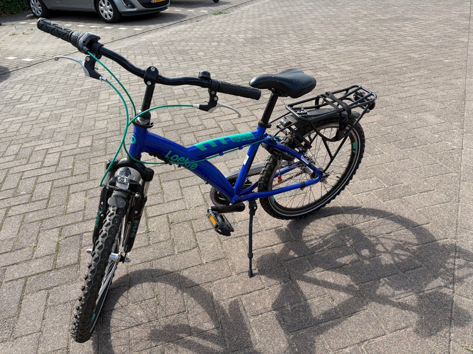 LOEKIE Snake 22" Cobalt kinderfiets, Ophalen, Zo goed als nieuw, 22 inch