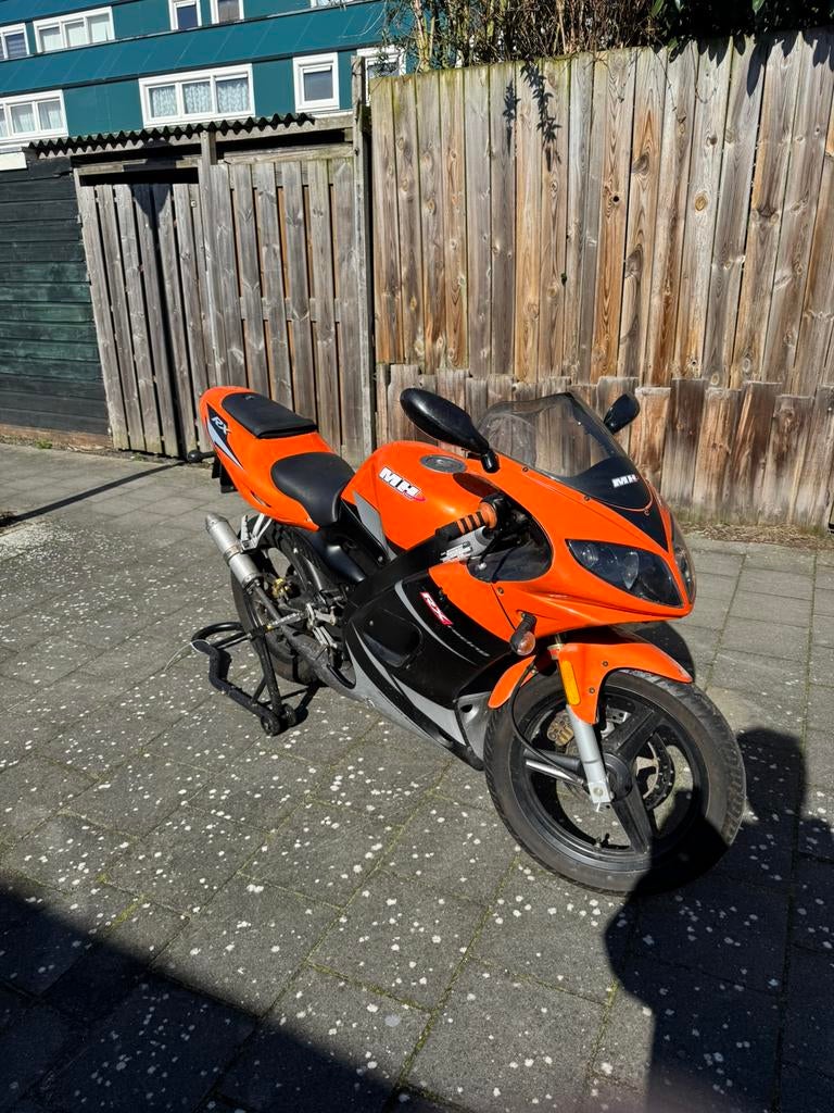 Schakelbrommer 2t 50cc, Fietsen en Brommers, Ophalen, 6 versnellingen, 50 cc