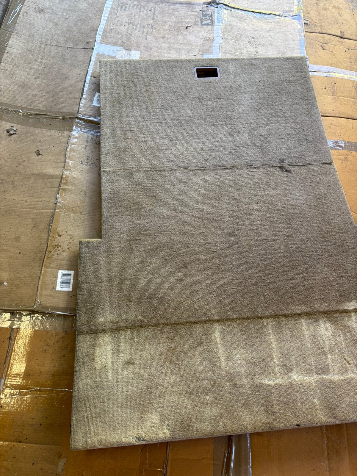 Volvo 240 kofferbak bekleding beige, Ophalen, Gebruikt