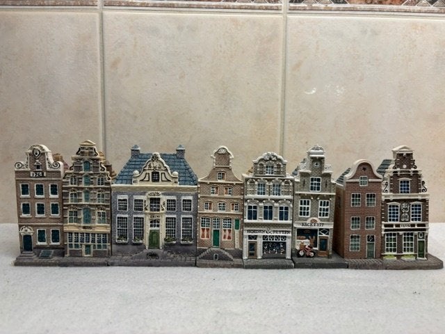 Set Miniatuur Amsterdamse Grachten Pandjes (3), Ophalen of Verzenden