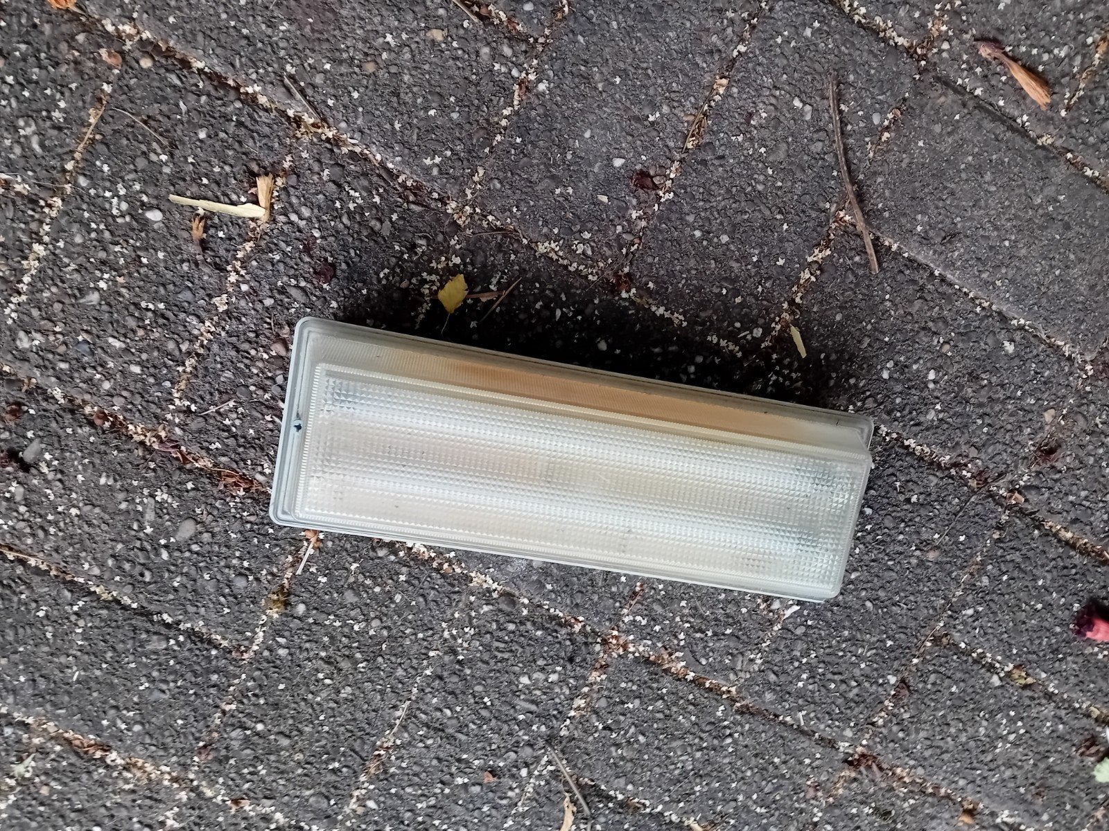 TL-lamp armatuur met kap, Ophalen, Wit, Overige merken, Gebruikt
