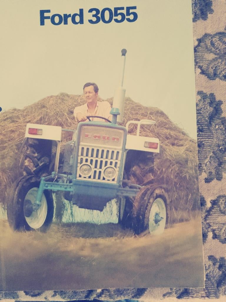 Ford 3055 Folder - Tractor Informatie, Ophalen of Verzenden, Gelezen, Ford, Ford
