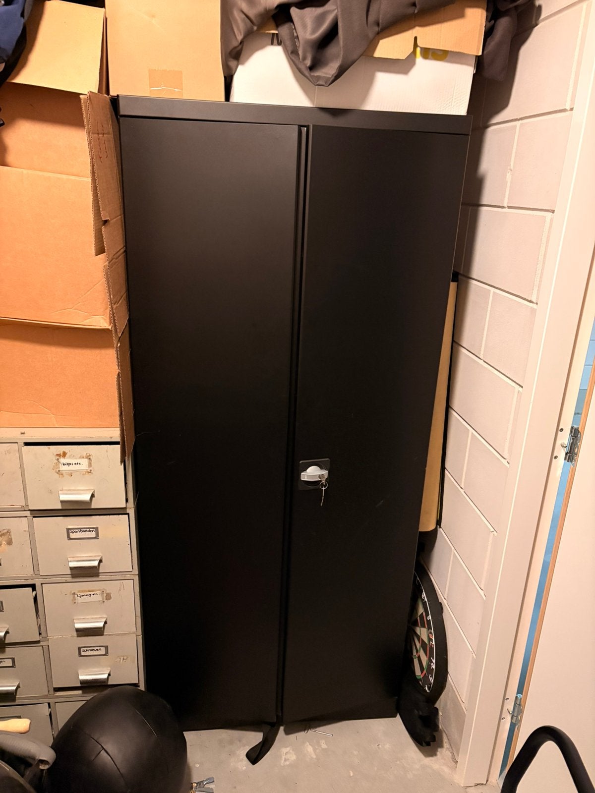 Stalen draaideurkast 180x80x40, Ophalen, Zo goed als nieuw