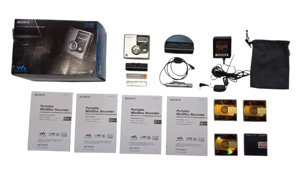 Sony MZ-NH900 Mini Disc Speler/Recorder. -Collectors Item-, Ophalen of Verzenden, Minidisc-speler