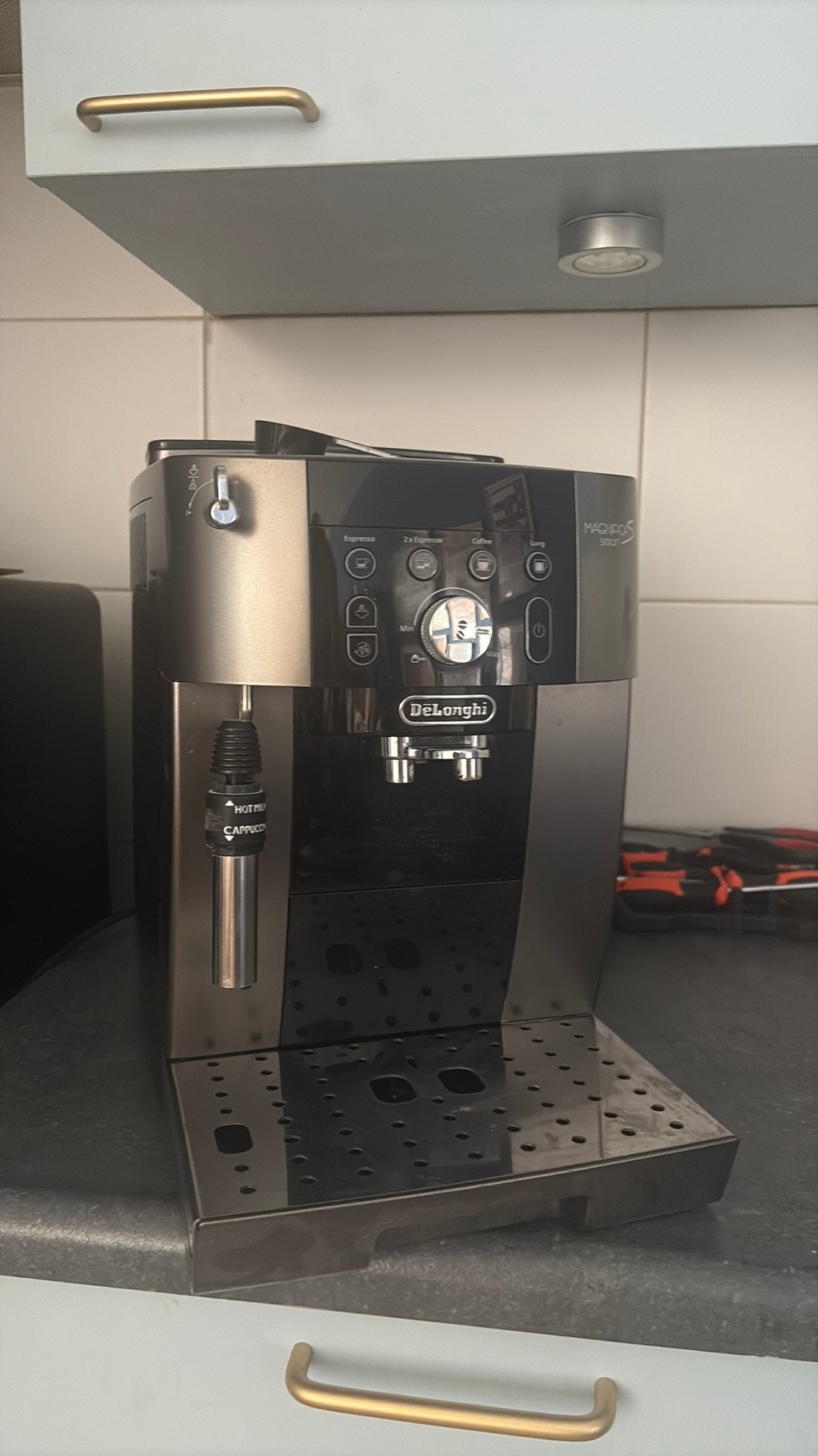 DeLonghi bonen koffieapparaat, Ophalen, Koffiemachine, Koffiebonen, Zo goed als nieuw