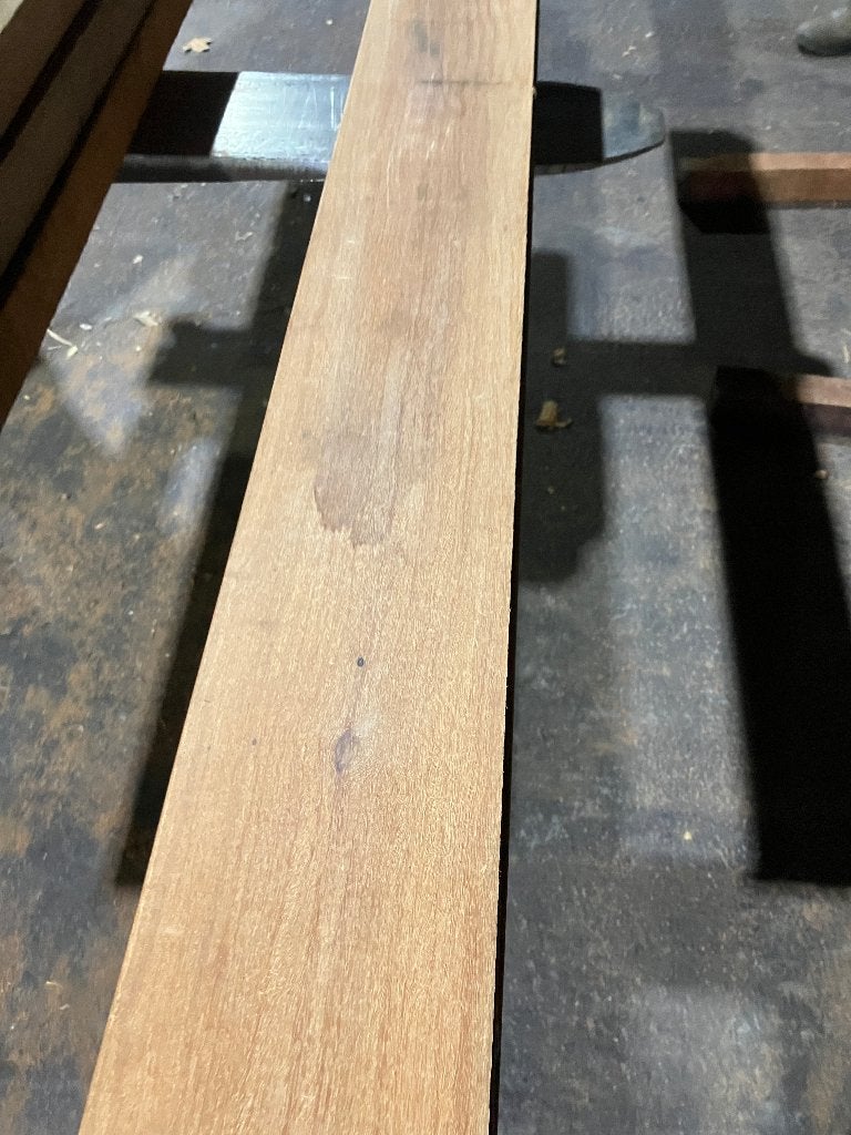 Hardhout-terrasdelen-balken-planken–onderregels-40x140 mm, Ophalen, Nieuw, Hardhout, 250 cm of meer