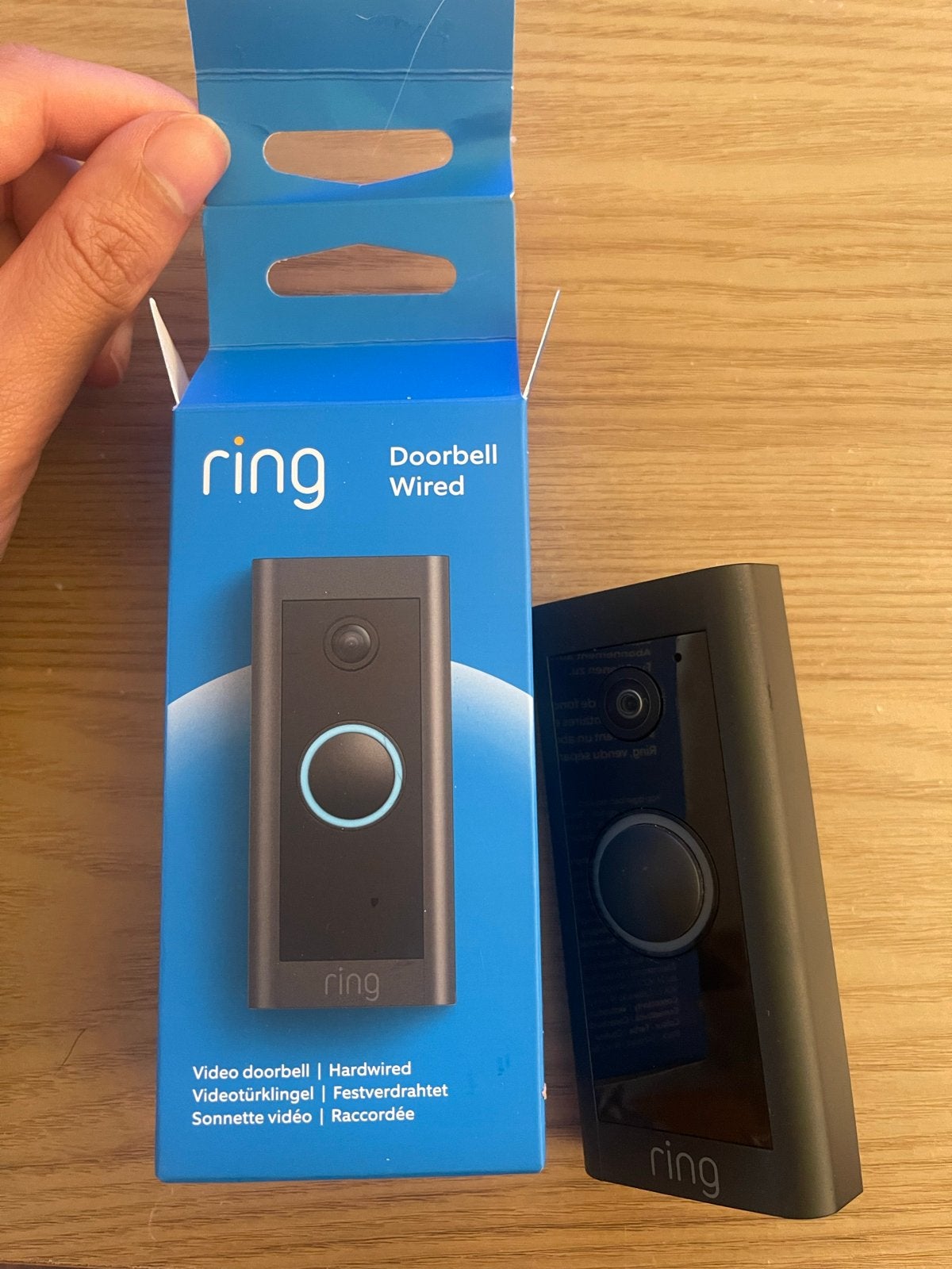 Ring Video Deurbel Wired - Met doosje
