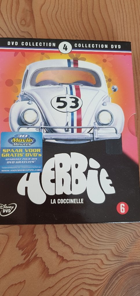 dvd box HERBIE HET VOLKSWAGENTJE 53, Alle leeftijden, Ophalen of Verzenden, Zo goed als nieuw, Actie en Avontuur