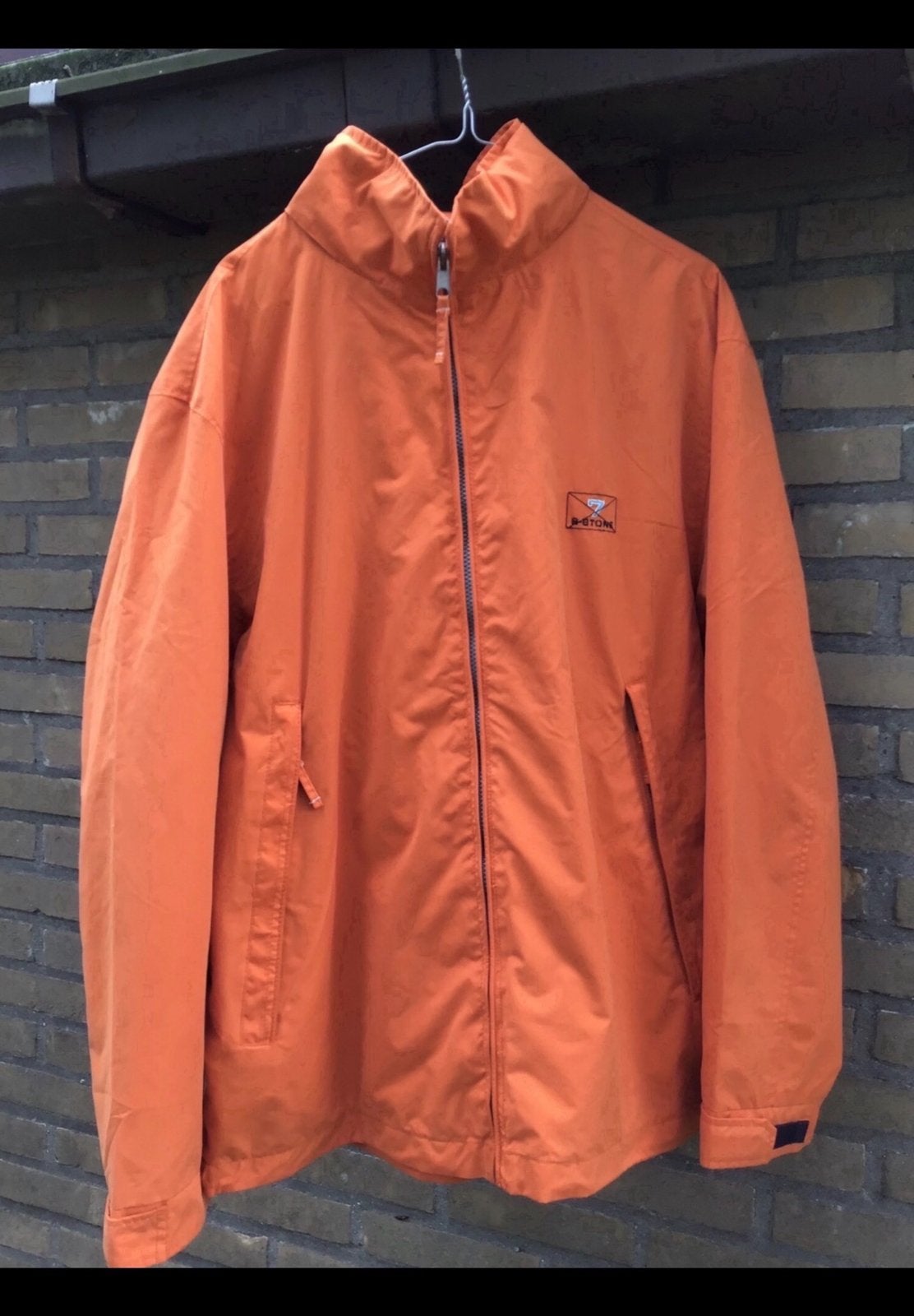 Oranje jas / jack v merk B Stone Watergear maat 54 tussenjas, Ophalen of Verzenden, Zo goed als nieuw, Oranje