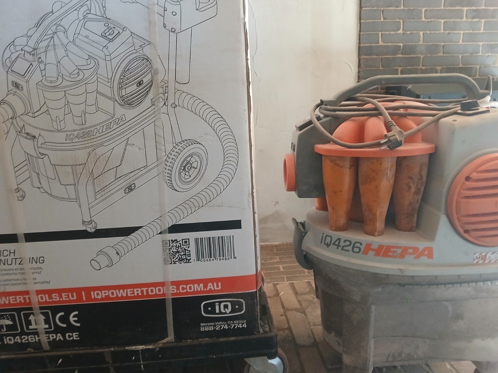 IQ426 HEPA Industriële stofzuiger - Krachtig en Duurzaam, Ophalen, Overige merken, Gebruikt, Industriële stofzuiger