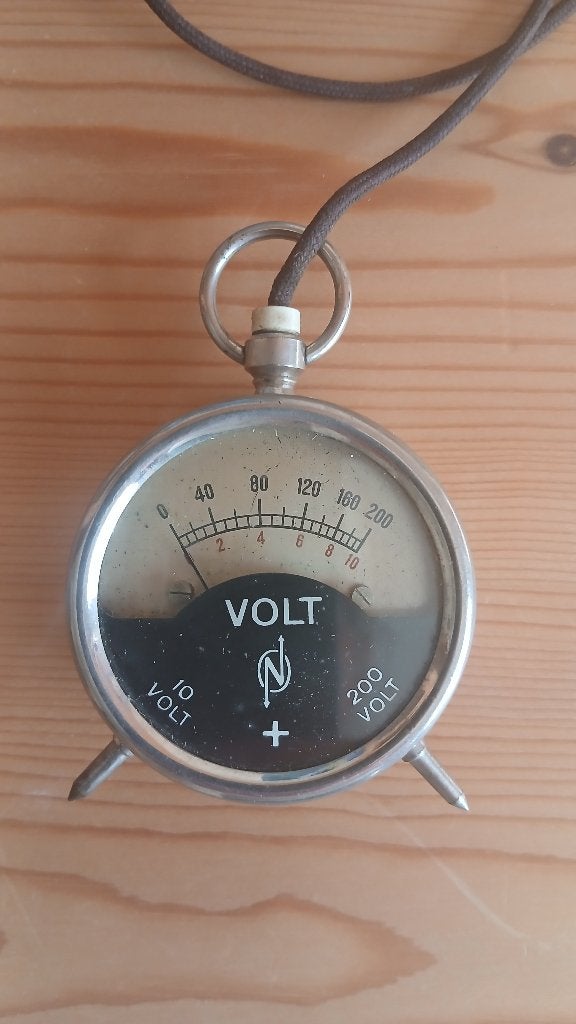 Antieke voltmeter, Ophalen of Verzenden