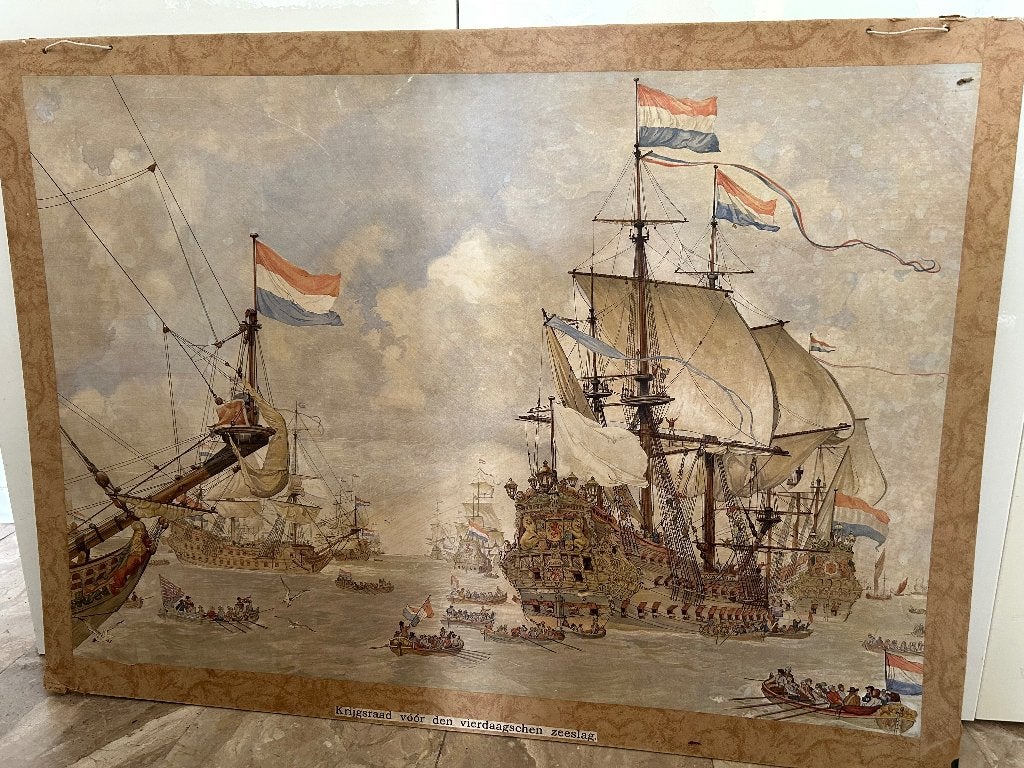 Schoolplaat, Antiek en Kunst, Ophalen, Geschiedenis