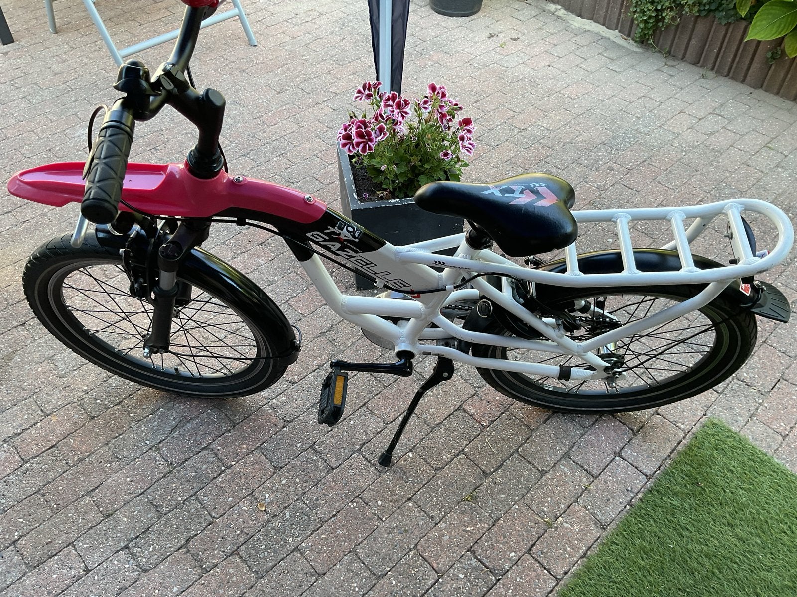 Mooie Gazelle kinderfiets 20 inch met hydraulische voorvork, Ophalen, Zo goed als nieuw, 20 inch of meer