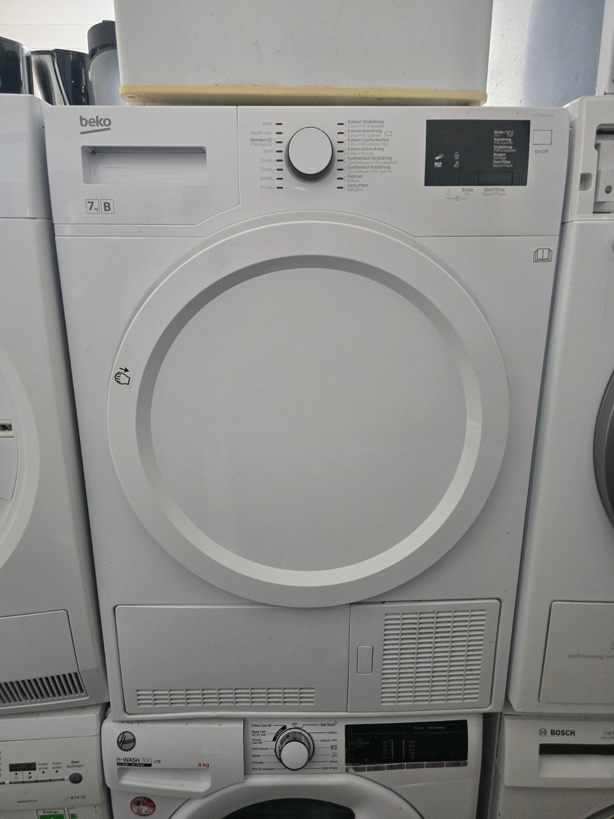 Koopje! Ruime Beko condensdroger! 7KG! Garantie! Witgood🚚✅️