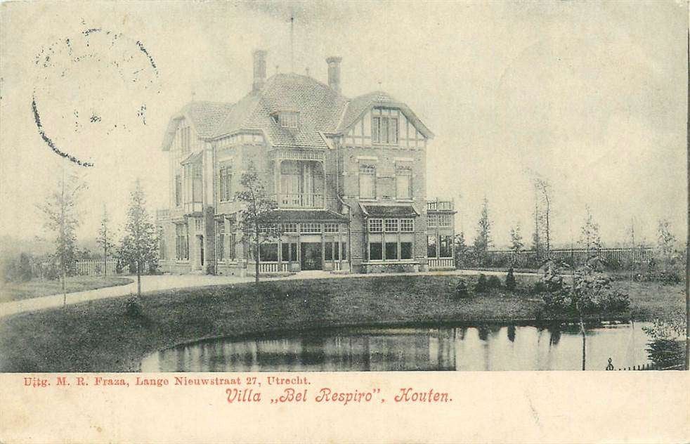 304-267-003 Houten Villa Bel Respiro, Verzenden, Voor 1920, Utrecht